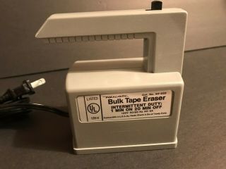 Vintage Realistic Bulk Tape Eraser Model 44 - 232 Erases Open Reel Tapes Cassettes