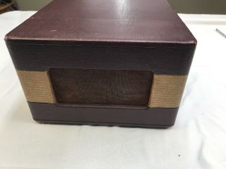 Vintage Webcor Tube Type Record Player Model 104 - 1 Plays 5