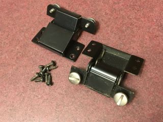 Technics Sl - 23 Turntable Parts - Dust Cover Hinges (pair) (also Fits Sl - 20)