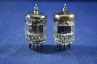 (1) Matched 5670/396A Audio Vacuum Tubes (1) Western Electric (1) RCA 3