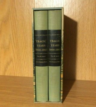 Tragic Years 1860 - 1865 History Of The Civil War 2 Volume Boxed Set 1st Printing