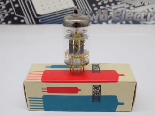 1x Rft Ecc865 - Double Triode Rf/if - Stage Vacuum Tube Gold Pins