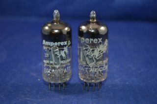 (1) Matched Amperex/bugle Boy 12at7/ecc81 Audio Type Vacuum Tubes