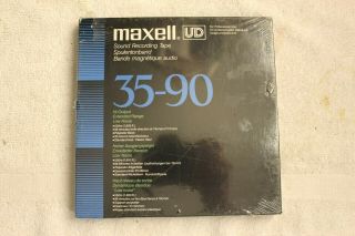 Maxwell Ud Ultra Dash Dynamic 35 - 90 Sound Recording Tapes 1800ft Japan
