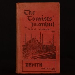 1953 Tourist ' s Istanbul Mamboury Burr First English Edition Folding Maps Illustr 2