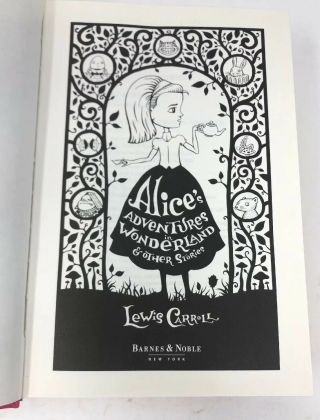 Alice ' s Adventures In Wonderland & Other Stories Lewis Carroll.  2010 EUC 4