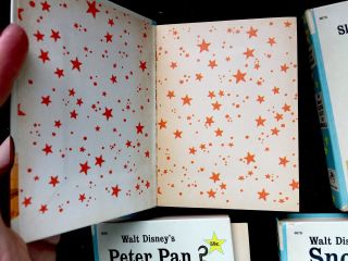 DISNEY ' S GOLDEN LIBRARY BOX SET 5 Books W/ Slipcase Cinderella,  Peter Pan 5