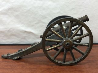 Vintage Die - Cast Metal American Civil War Army Model Field Artillery You Cannon