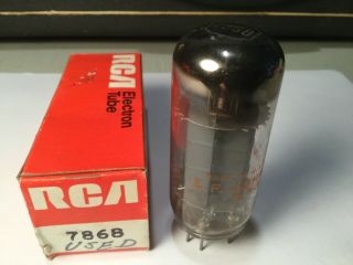 Vintage Rca 7868,  Branded For Ef Johnson,  Tests Good On Hickok 752 - A