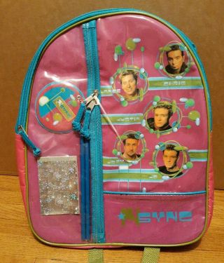 Nsync Vintage Back Pack Book Bag School 90s