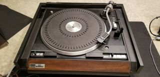 Vintage Bsr Mcdonald 200s Turntable Record Player,  With Needle