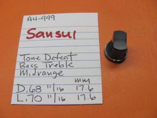 Sansui Au - 999 Tone Defeat Bass Treble Mids Knob Integrated Stereo Amplifier
