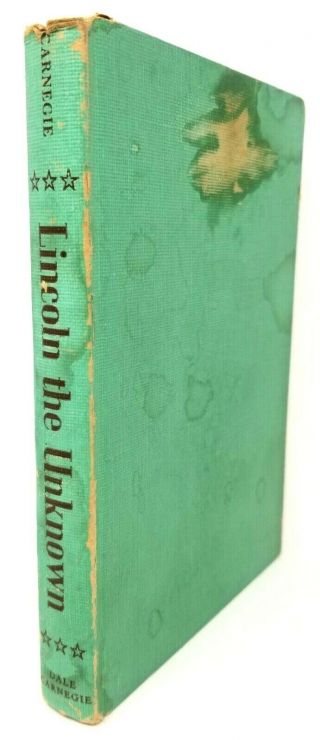 Lincoln The Unknown By Dale Carnegie Vtg 1959 Hardcover
