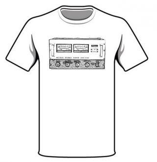 McIntosh MC 2500 Stereo Power Amplifier printed T - Shirts S - 5XL 2