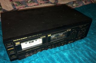 Vintage Marantz Stereo Dual Cassette Deck Player Sd - 160 Recorder
