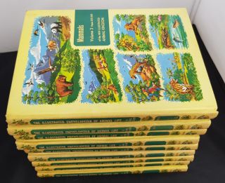 The Illustrated Encyclopedia Of Animal Life Books Vol 1 - 9 878