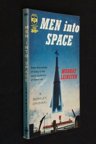 Men Into Space,  By Murray Leinster,  1960 Vintage Berkley Paperback