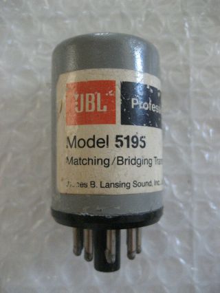 1 X Jbl Model 5195 Plug - In Matching Bridging Transformer 600/15k To 600/15k/50k
