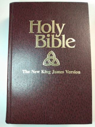 Holy Bible King James Version Nkjv Nelson 401 Red Letter Hardcover 1982