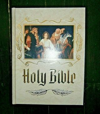 Illustrated Holy Bible Catholic Heirloom Edition Nab American 1995 Family Record