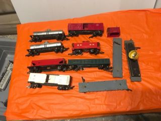 American Flyer Assortment Of 10 Vintage Train Cars