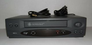Ge Vg4272 Hi Fi Stereo 4 Head Vhs Vcr Video Recorder Player