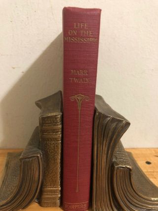 Life On The Mississippi By Mark Twain (1917,  Hardcover,  Harper And Brothers)