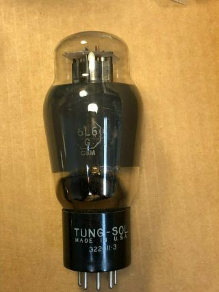 Vintage 1954 Coke - Bottle Tung - Sol 6l6g Vacuum Tube Tests Good Smoked Glass