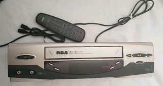 Rca Four Head Video System Vr556 With Remote Accu Search Vhs Hq