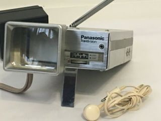 Vintage 1981 Panasonic Travelvision 1.  5 " Tv/am - Fm