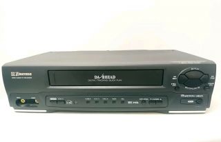 Emerson Model EWV401B VHS DA - 4 HEAD BLACK NO REMOTE VIDEO CASSETTE RECORDER 2