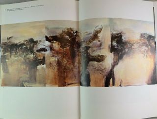 Chinese French Painter Artist Zao Wou - Ki Art Book / Daniel Abadie HBDJ 4