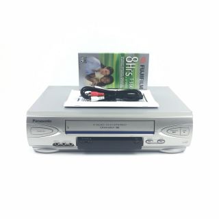 Panasonic Omnivision 4 Head Hi - Fi Stereo Vcr Vhs Recorder Pv - V4523s Silver