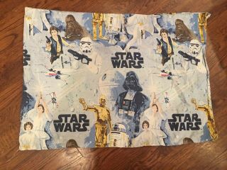 Pottery Barn Kids Star Wars Twin Sheet and Pillowcase Vintage Look - GUC 2