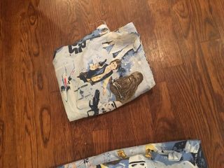 Pottery Barn Kids Star Wars Twin Sheet and Pillowcase Vintage Look - GUC 3