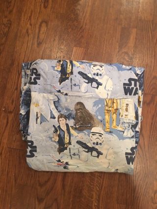 Pottery Barn Kids Star Wars Twin Sheet and Pillowcase Vintage Look - GUC 5