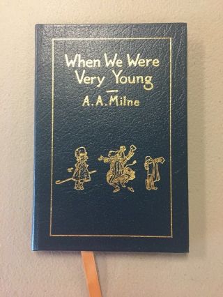 When We Were Very Young By A.  A.  Milne Easton Press Leather Bound 1985 D8