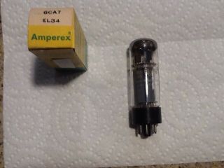 Amperex Electron Tube 6ca7 El34  Bugle Boy  Made In Great Britain 85