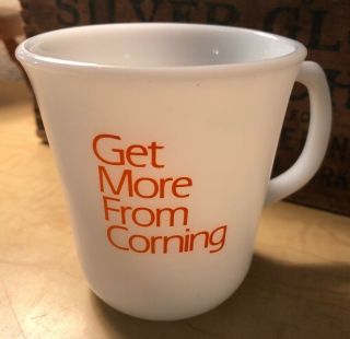 Vintage Corning White Milk Glass Mug Most Trusted Tools Of Science Get More
