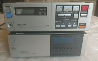 Sony Sl - 2000 Betamax Video Recorder & Tt - 2000 Tuner