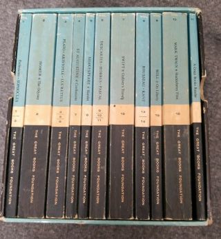 The Great Books Foundation1955 Paperback Boxed Set Of 11 Aristotle Dante Kant