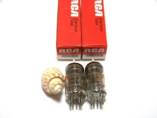 Rca 6u8a Matched Set Pair 2 Amp Stereo Oem Replacement Part Vacuum Tube Nos Nib