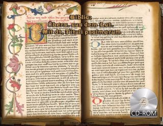 Biblia: Übers.  Aus Dem Lat.  Mit Dt.  Tituli Psalmorum - Mentelin Bible 1466 Ad
