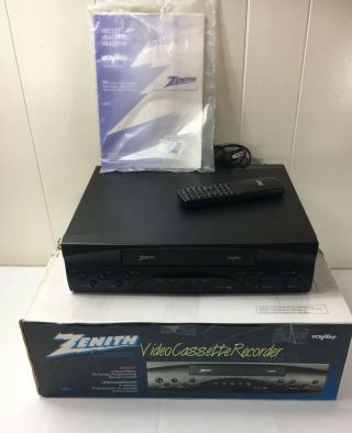 Vintage Zenith Model Vr4107 Video Cassette Recorder Vhs Vcr