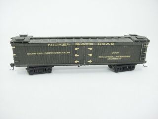 Vintage Ho Model Train Wooden Nickel Plate Road Refrigerator Car 2028 Nyc&stl