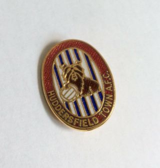 Old Huddersfield Town Football Club Fc Badge Enamel Vintage Style Afc Pin