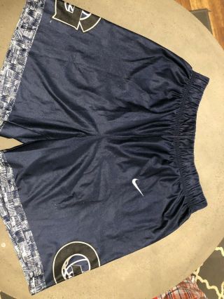 nike mens Vintage Basketball Shorts - Georgetown Size XL 2