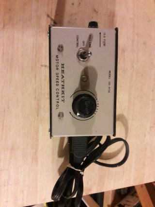 Vintage Heathkit Gd - 973a Scr Motor Speed Control Unit For Turntables Tools Etc. ,