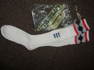 England Vintage Football Socks No Football Shirt 1987