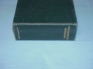 1941 Machinery ' s Handbook 10th Edition The Industrial Press Gilt Page Edges 2